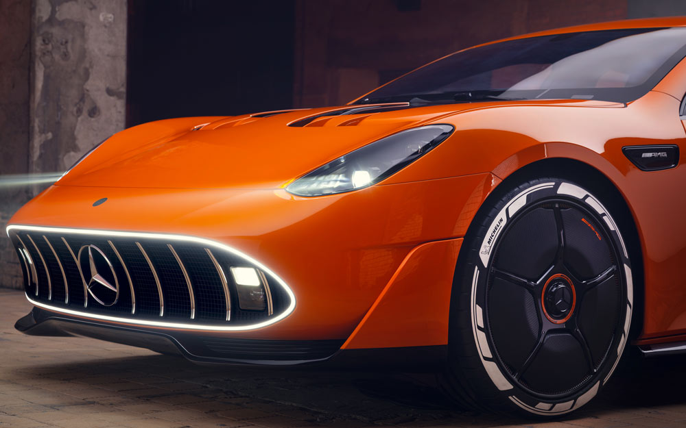 Tre Quarti Anteriore della Mercedes AMG GT XX Tre Quarti Anteriore della Mercedes AMG GT XX